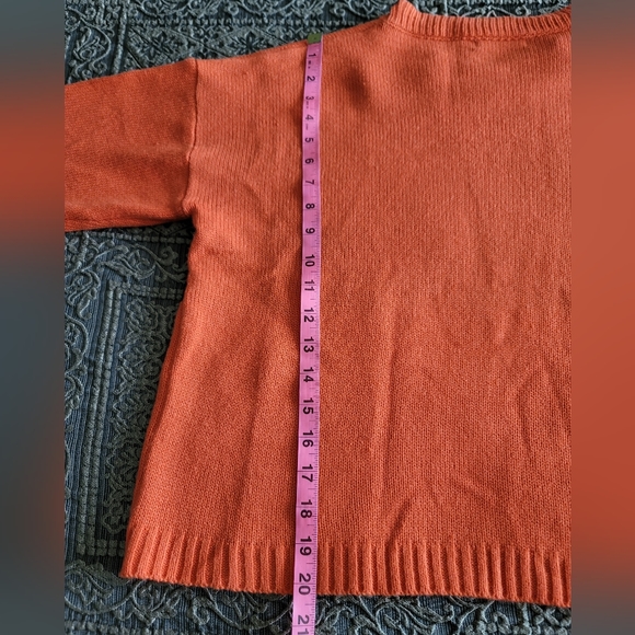 SHEIN Halloween Pumpkin & Spider Pattern Sweater | Size Large | LIKE NEW - Picture 5 of 5